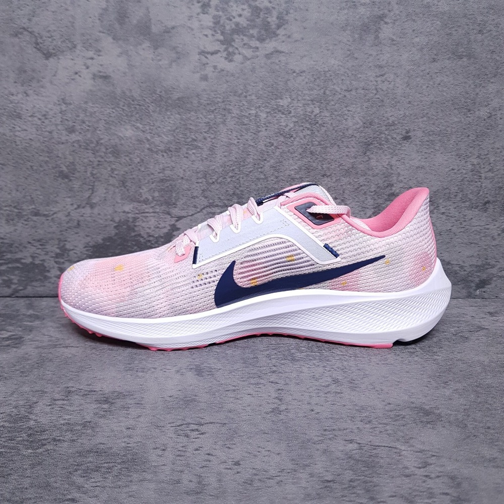 NIKE Air Zoom Pegasus 40 PRM Running Shoes Womens 11 Pearl Pink Blue White Nby - Picture 2 of 7